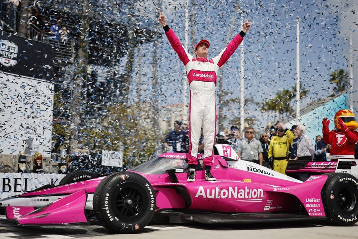 Kyle Kirkwood earns maiden IndyCar victory at Long Beach